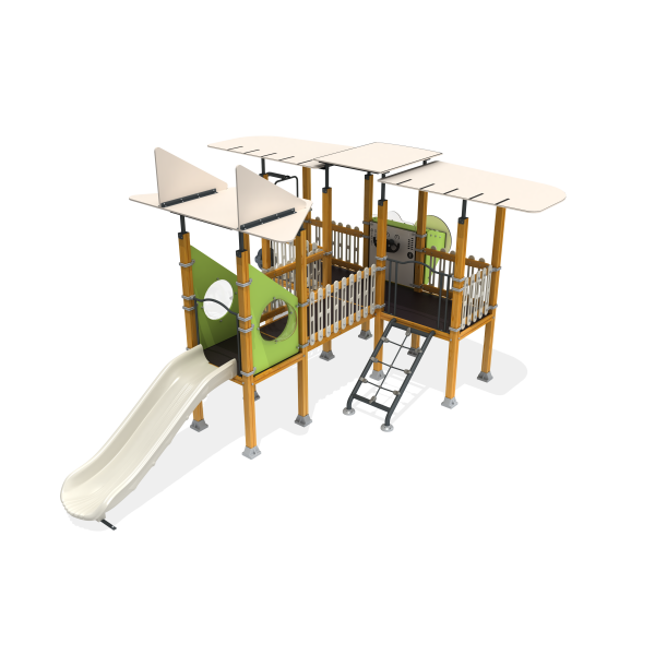 Attrezzature per parchi giochi in legno MAS-145