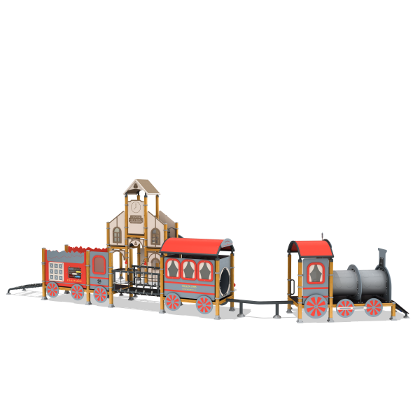 Attrezzature per parchi giochi in legno MAS-154